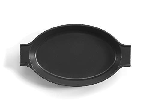 Samuel Groves - Enamel Cast Iron Gratin Dish, 36cm, Black by Chabrias LTD - Premium Kitchen from Chabrias Ltd - Just £44.99! Shop now at Chabrias Ltd