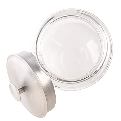 Anchor Hocking 96-Ounce Mini Montana Jars with Brushed Aluminum Metal Covers, Set of 2 - Premium Kitchen from Chabrias Ltd - Just £49.99! Shop now at Chabrias Ltd