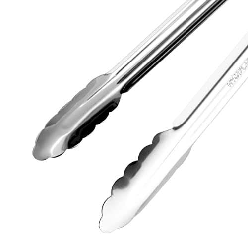 Chabrias Ltd 12" Utility Kitchen Tongs Cooking Tongs Stainless Steel Colour Coded Serving Tongs - Premium Kitchen from Chabrias Ltd - Just £5.75! Shop now at Chabrias Ltd