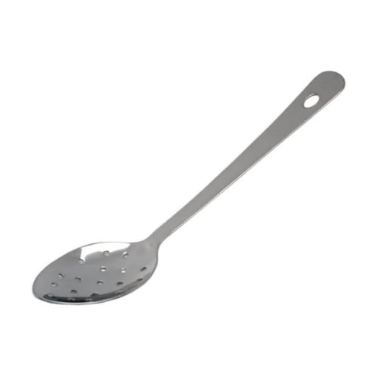 Genware 300112 S/ST Perforated Spoon With Hanging Hole, 12" - Premium BISS from Genware - Just £5.69! Shop now at Chabrias Ltd