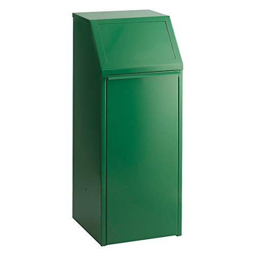 Sheet steel waste collector, capacity 70 l, WxHxD 408 x 1007 x 405 mm, red. - Premium Office Product from Chabrias Ltd - Just £189.99! Shop now at Chabrias Ltd