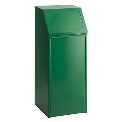 Sheet steel waste collector, capacity 70 l, WxHxD 408 x 1007 x 405 mm, red. - Premium Office Product from Chabrias Ltd - Just £189.99! Shop now at Chabrias Ltd