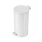 30l Pedal Operated Bin White with Galvanised Liner - Premium  from Chabrias - Just £63.20! Shop now at Chabrias Ltd