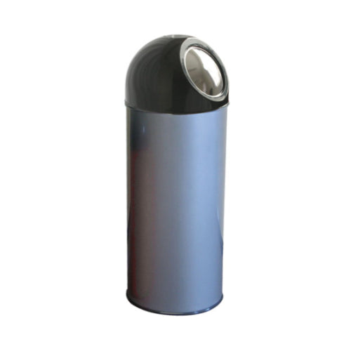 Push Bin 55 Litre, Platinum Grey