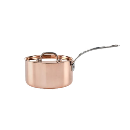 Copper Clad Saucepan, With Lid - Premium  from Chabrias - Just £360! Shop now at Chabrias Ltd