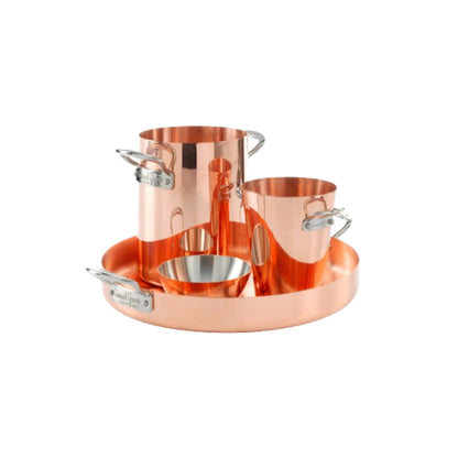 Copper Barware Straight Bar Set - Premium  from Chabrias - Just £650! Shop now at Chabrias Ltd