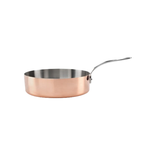 26cm Copper Clad Saute Pan, With Lid