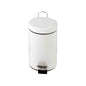 12l Pedal Operated Bin White Plastic Liner - Premium  from Chabrias - Just £30! Shop now at Chabrias Ltd