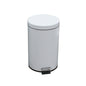 20l Pedal Operated Bin White with Galvanised Liner - Premium  from Chabrias - Just £46! Shop now at Chabrias Ltd