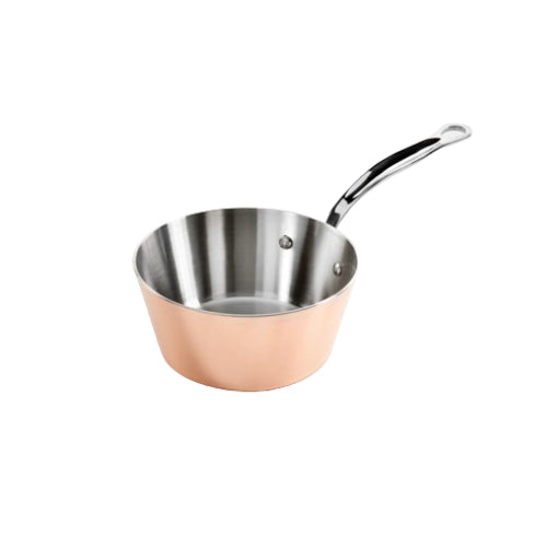 16cm Copper Induction Tapered Saucepan