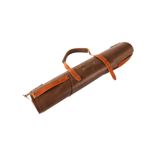 Classic Deluxe Real Leather Apron with Backstrap - Whiskey