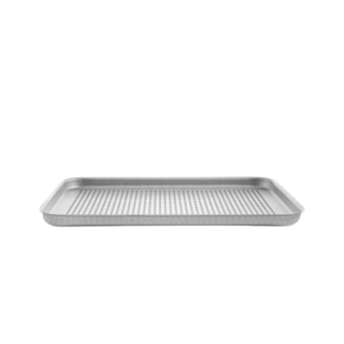 14" Mermaid silver anodised perforated baking tray