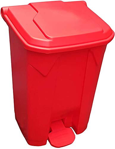 4x 90 Litre Medical Clinical, School Waste Pedal Bin Plastic - Premium Home from Chabrias - Just £161.49! Shop now at Chabrias Ltd