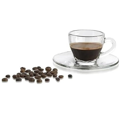 Chabrias Ltd Borgonovo Italy Tazzina Caffe Conic 80ml Coffee Espresso Cup Box of 6 Saucer Available - Premium Kitchen from Chabrias Ltd - Just £12.34! Shop now at Chabrias Ltd