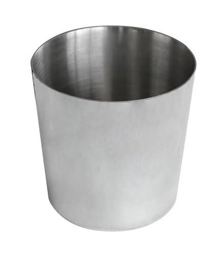 Chabrias Ltd Chip Cup Plain Stainless Steel - Set of 12 (8x8cm) - Elegant and Durable Food Serving Pot Snack Serving Cups - Premium Kitchen from Chabrias Ltd - Just £49.99! Shop now at Chabrias Ltd