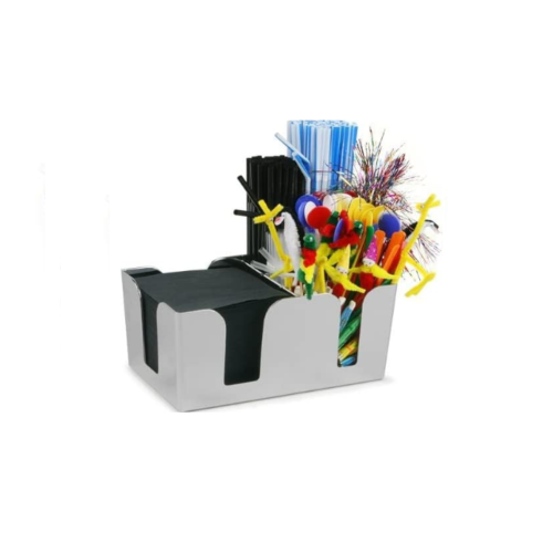 Plastic Bar Organiser, Chrome