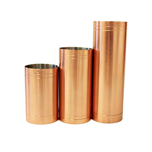 Large Copper Thimble Measure, (3-Piece)