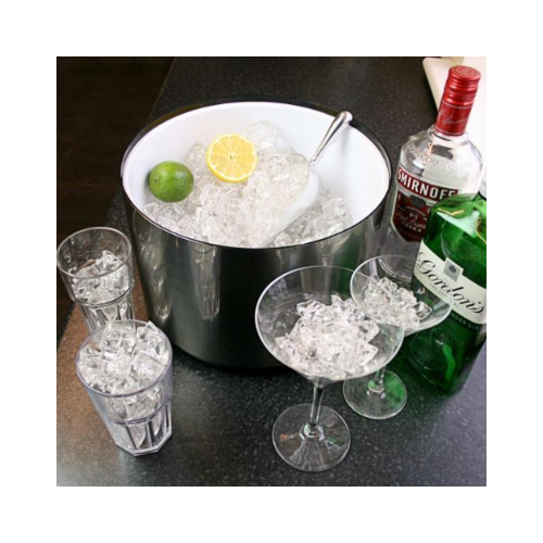 Brushed Aluminium Ice Bucket, 10L