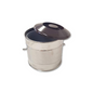 Round Insulated Ice Bucket Brown 6 Pint Stainless Steel by Chabrias Ltd - Premium Home from Chabrias Ltd - Just £19.45! Shop now at Chabrias Ltd