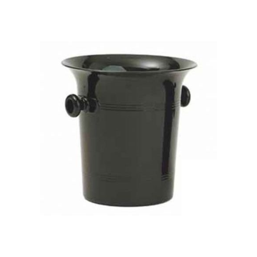 Plastic Wine Bucket and Cooler, Black