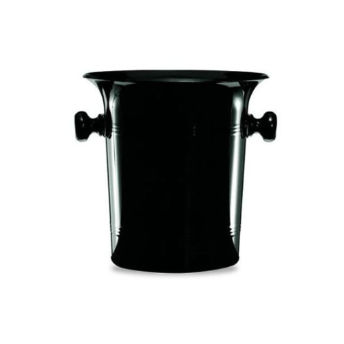 Plastic Wine Bucket and Cooler, Black