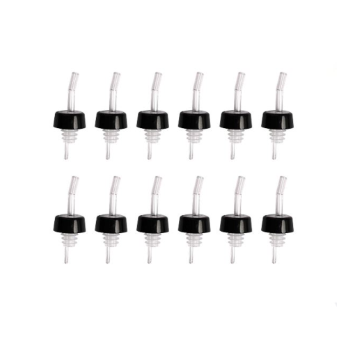 Pack of 12 Clear Collar Whiskey Pourers