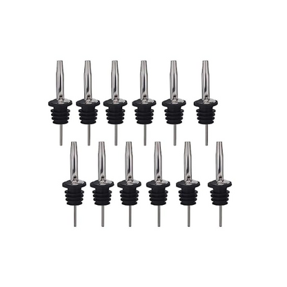 Pack of 12 Stainless Steel Pourer