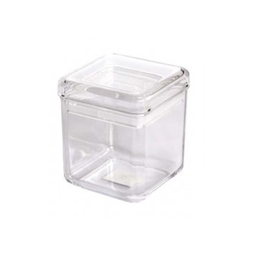 28oz Square Storage Jar, Sealed Lid. MS, Foodsafe, Container, Canister, Plastic - Premium Home from Chabrias Ltd - Just £7.99! Shop now at Chabrias Ltd