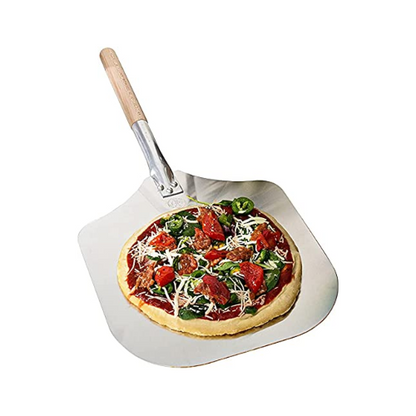 Samuel Groves Professional Aluminium Pizza Paddle Spade with Wooden Handle Traditional Style Oven Pizza - Premium Kitchen from Samuel Groves - Just £15.49! Shop now at Chabrias Ltd