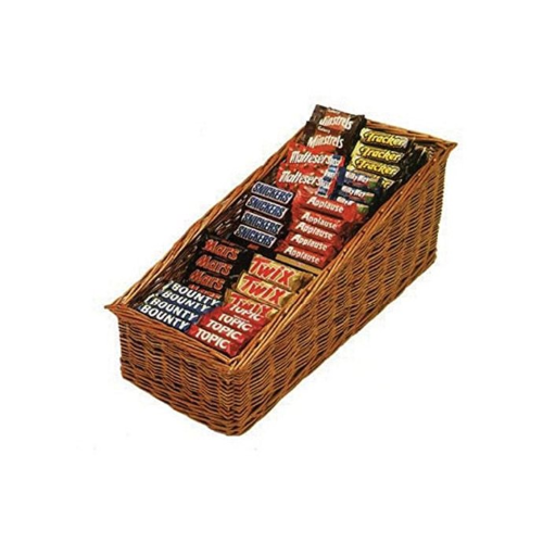 Wicker Food Display Basket - Sloped by Chabrias Ltd - Premium Furniture from Chabrias Ltd - Just £27.99! Shop now at Chabrias Ltd