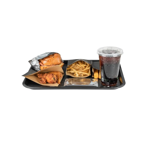 10 x Plastic Food Display Tray Black ABS Food Grade, BPA Free Countertop Tray Catering Cafe, Butchers Display Tray UK Made (L 410 x W 300 mm) - Premium Home from Chabrias Ltd - Just £39.99! Shop now at Chabrias Ltd