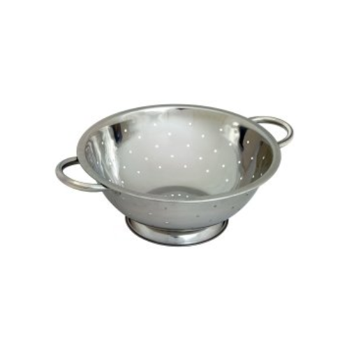 Stainless Steel Colander with Two Robust Handles - Premium Kitchen from Samuel Groves - Just £7.99! Shop now at Chabrias Ltd