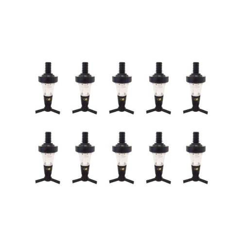 Pack of 10 Universal Bar Optic Measures for Spirits