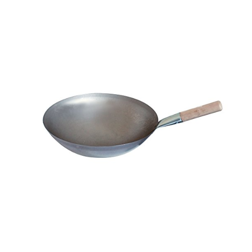 Chinese Iron Wok, 16" - Premium Home from Chabrias - Just £12.99! Shop now at Chabrias Ltd