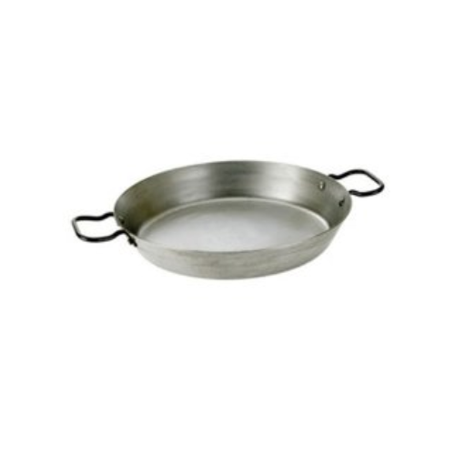 Samuel Groves Paella Pan Wide and Shallow BBQ Cooking Strong Carbon Steel Construction for Cooking Mediterranean Dishes Made in England - Premium Kitchen from Samuel Groves - Just £27! Shop now at Chabrias Ltd