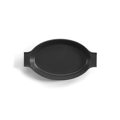 Samuel Groves - Enamel Cast Iron Gratin Dish, 36cm, Black by Chabrias LTD - Premium Kitchen from Chabrias Ltd - Just £44.99! Shop now at Chabrias Ltd