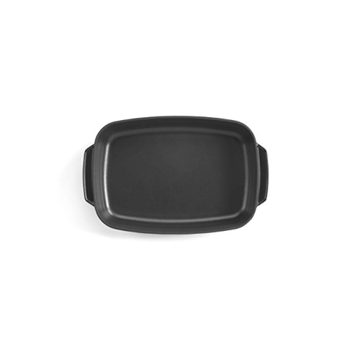 Enamel Cast Iron Long Lasting Rectangular Roaster Tray 38cm, Black by Chabrias LTD - Premium Kitchen from Chabrias Ltd - Just £33.24! Shop now at Chabrias Ltd