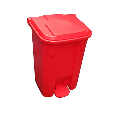 5x 30 Litre Medical Clinical, School Waste Pedal Bin Plastic