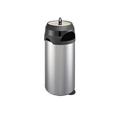 Meliconi Outdoor Waste Bin, Capacity-60 Litre, Stainless Steel, Multi-Colour, One-Size - Premium Home from Chabrias Ltd - Just £89.99! Shop now at Chabrias Ltd