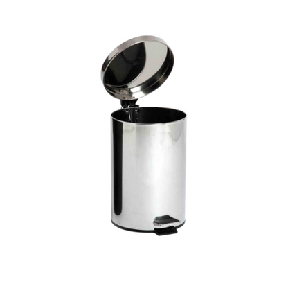 Stainless Steel Pedal Bin, 12L - Premium Home from Chabrias - Just £19.99! Shop now at Chabrias Ltd