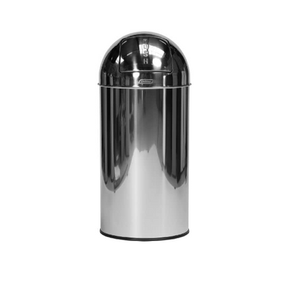 Stainless Steel Outdoor Bin, 40L - Premium Home from Chabrias - Just £79.99! Shop now at Chabrias Ltd