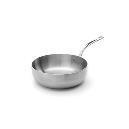 Samuel Groves - Stainless Steel Tri-Ply Chefs Pan, Suitable for All Hobs - Made in England - Premium Kitchen from Samuel Groves - Just £102! Shop now at Chabrias Ltd