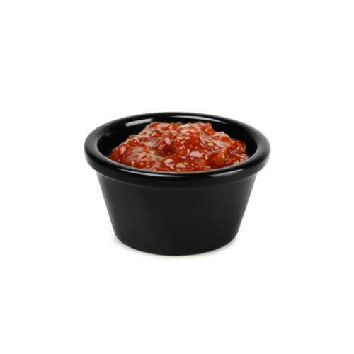 Chabrias Pack of 24 Plain Traditional Melamine Ramekins Condiment Pots, Sauce Ramekins, Dip Bowls, Tough Plastic Sauce Pots, Made in England - Premium Kitchen from Chabrias Ltd - Just £16.99! Shop now at Chabrias Ltd