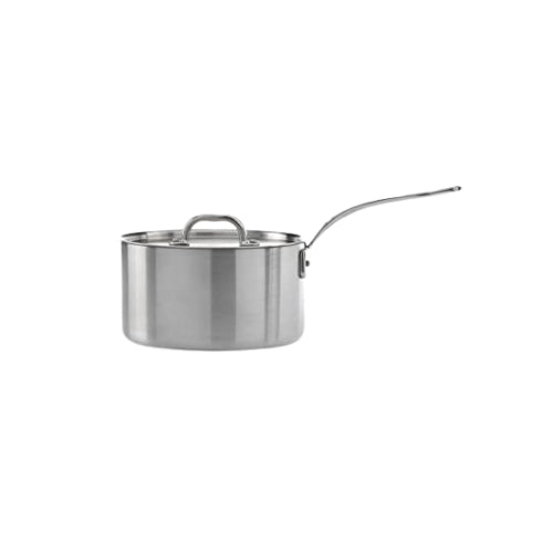 Stainless Steel Triply Saucepan with Lid,