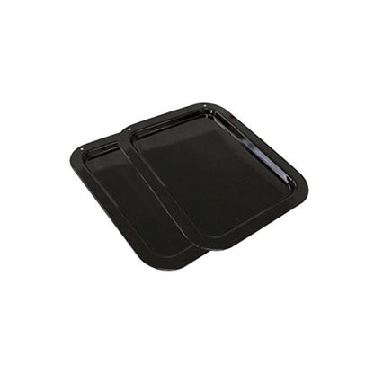 2X 36cm Vitreous Enamel Oven Baking Roasting Tray Made in England - Premium Home from Chabrias Ltd - Just £18.52! Shop now at Chabrias Ltd