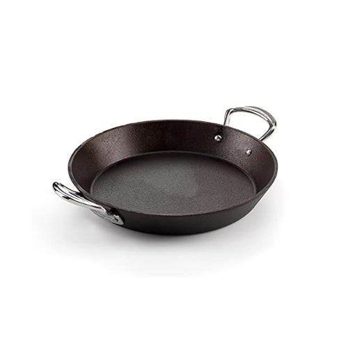 24cm Double Handle Skillet Frying Pan Cast Iron