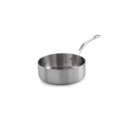 Stainless Steel Tri-Ply Saute Pan, 26cm - Premium Home from Chabrias - Just £177.50! Shop now at Chabrias Ltd