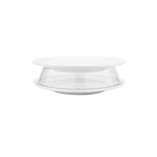 Pack of 10 Microwave Plates, With Rings - Premium DISHWARE_PLATE from Chabrias - Just £17.99! Shop now at Chabrias Ltd