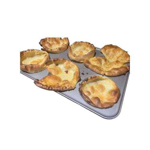 Large 6 Cup British Non-Stick Yorkshire Pudding Oven Tray