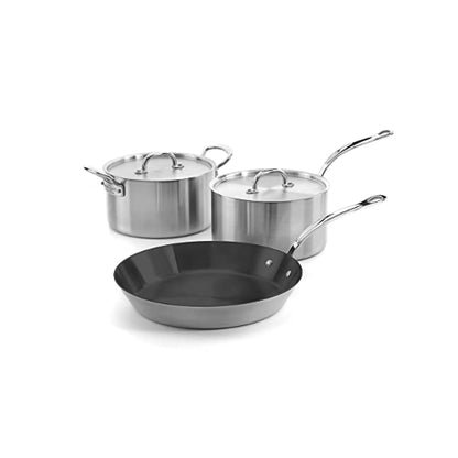 Set of Saucepan, Casserole and Frying Pan, (3 Piece) - Premium Kitchen from Samuel Groves - Just £351! Shop now at Chabrias Ltd